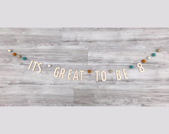 LDS Baptism Garland Banner - Neutral Colors | LDS | Baptism | Banner | Primary | When I Am Baptized | It's Great To Be 8