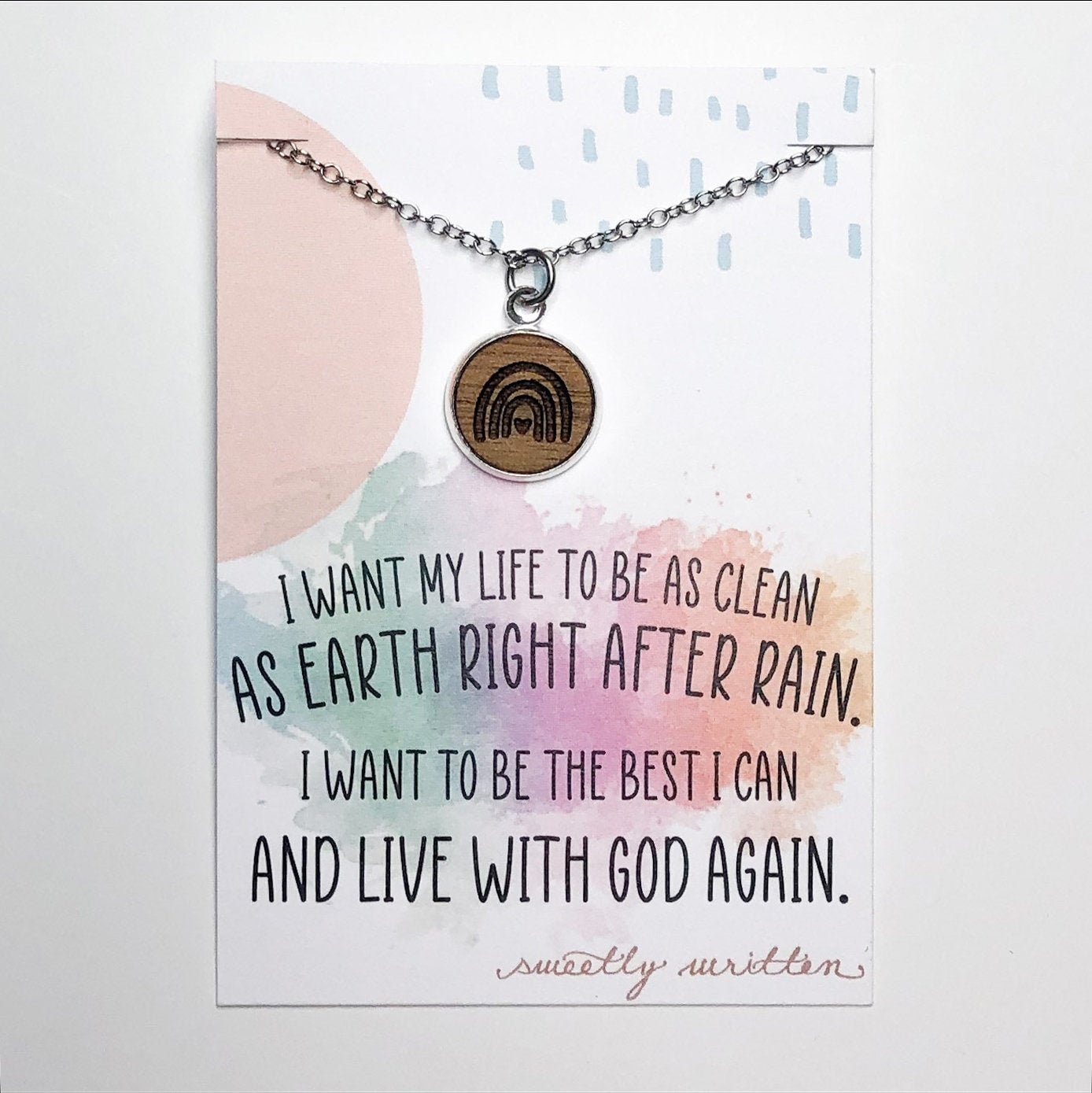 LDS Baptism Gift Primary Gift Girl Jewelry LDS Jewelry Etsy