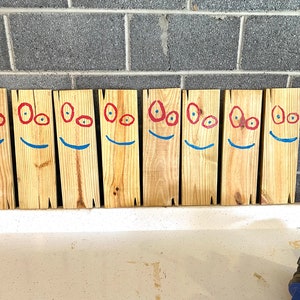 Ed Edd n’ Eddy - Johnny’s Plank - Free Hand Painted on Real Wood! - 15” x 5.5” x 1” - Sanded and Sealed with Polyurethane! - Collectible