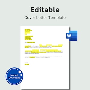 Carta de apresentação de currículo editável, modelo de carta de apresentação, carta de apresentação editável, modelo de carta de apresentação, carta de apresentação para candidatura a emprego