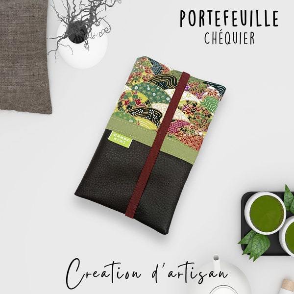 Portefeuille femme japonais, compagnon portefeuille cuir, grand portefeuille cuir, Portefeuille complet, cadeau personnalisé femme noël