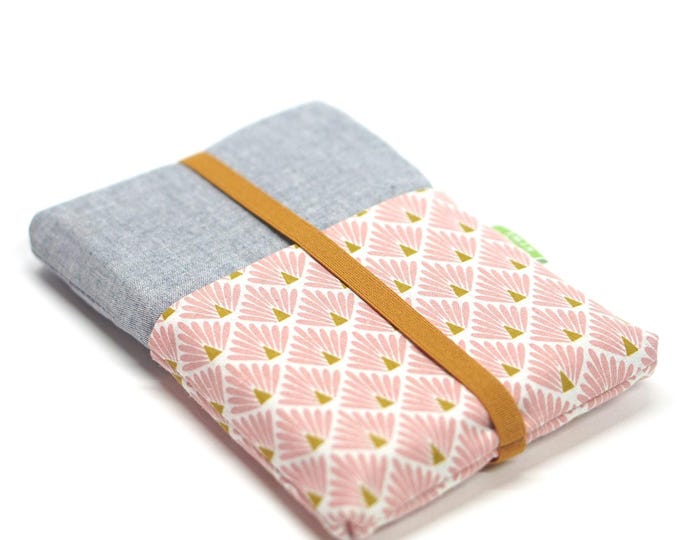 Kindle/Kindle Paperwhite, Kobo/Kobo Libra/Kobo Clara/Vivlio Touch Lux e-reader case - Japanese printed fabric - Custom & Handmade