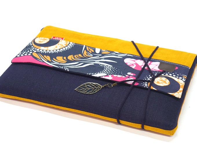 Custom MacBook cover, custom laptop case, 11- and 12-inch case, wax pouch, Asus Zenbook, woman's birthday gift