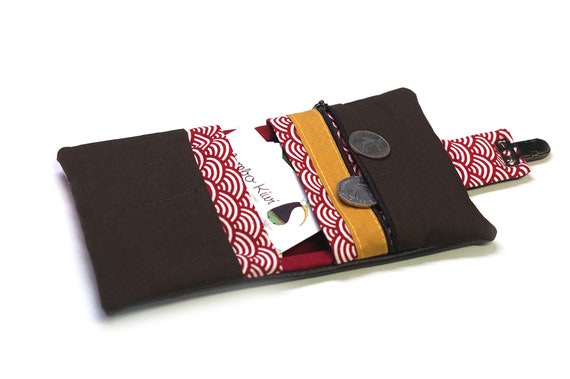Small Japanese Women's Wallet Leather Wallet With Clasp - Etsy