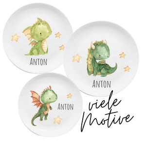Children's dishes set with name fox
