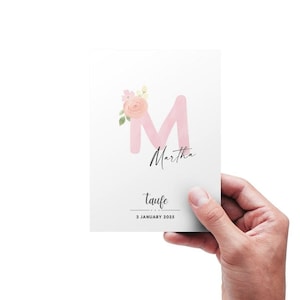 6 o 10 tarjetas de invitación personalizadas Tarjetas de invitación Bautismo Cumpleaños Flores silvestres Abeja Boho Cumpleaños infantil Personalizado