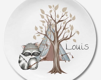 Children's dishes set with name fox