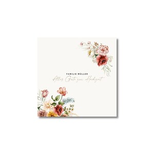 Biglietto di auguri per matrimonio con nome, biglietto di auguri boho per matrimonio, biglietto di auguri per battesimo, biglietto di auguri per compleanno con nome