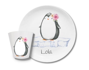 Children's dishes set with name fox