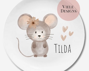 Children's dishes set with name fox