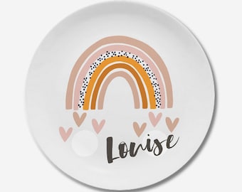 Children's dishes set with name fox girl