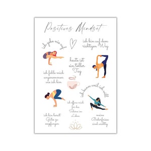 Images murales, affiches d'affirmation pour adultes, affirmations d'amour-propre, affinité, affiche d'affinité, yoga, sport, motivation, femme, petite amie, yoga, sport