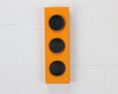 Triple Cardboard Planter - Orange - Wall Planter