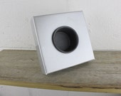 Single Cardboard Planter - Silver - Wall Planter