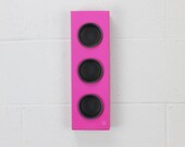 Triple Cardboard Planter - Pink - Wall Planter