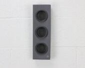 Triple Cardboard Planter - Black - Wall Planter