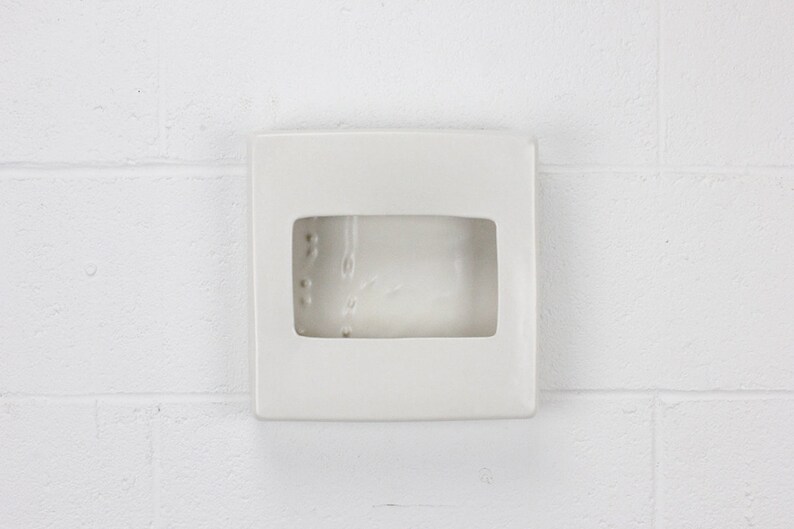 Mega Solo Ceramic Planter White Wall