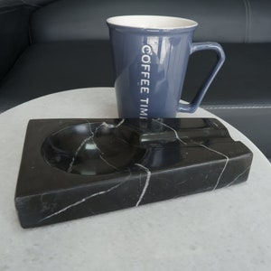 Handmade Marble Cigar Ashtray Luxury Stone Cigar Outdoor Patio Accessory