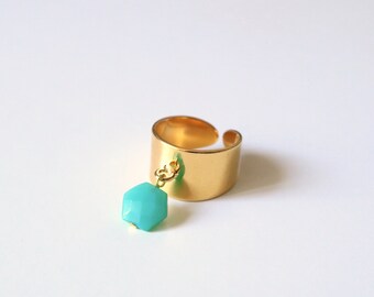 CATELLA Amazonite ring