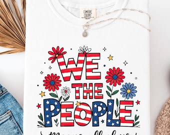 Presente para Professor de Estudos Sociais, Defensor da Justiça Social, Camiseta Floral Patriótica pela Igualdade, Camiseta Americana pelos Direitos Civis, Cores Confortáveis