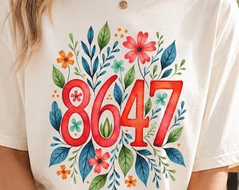 Camiseta Comfort Colors Anti Trump, Camiseta de protesta floral, Camiseta de activista por la democracia, Regalo para jardineros liberales, Camiseta de resistencia política