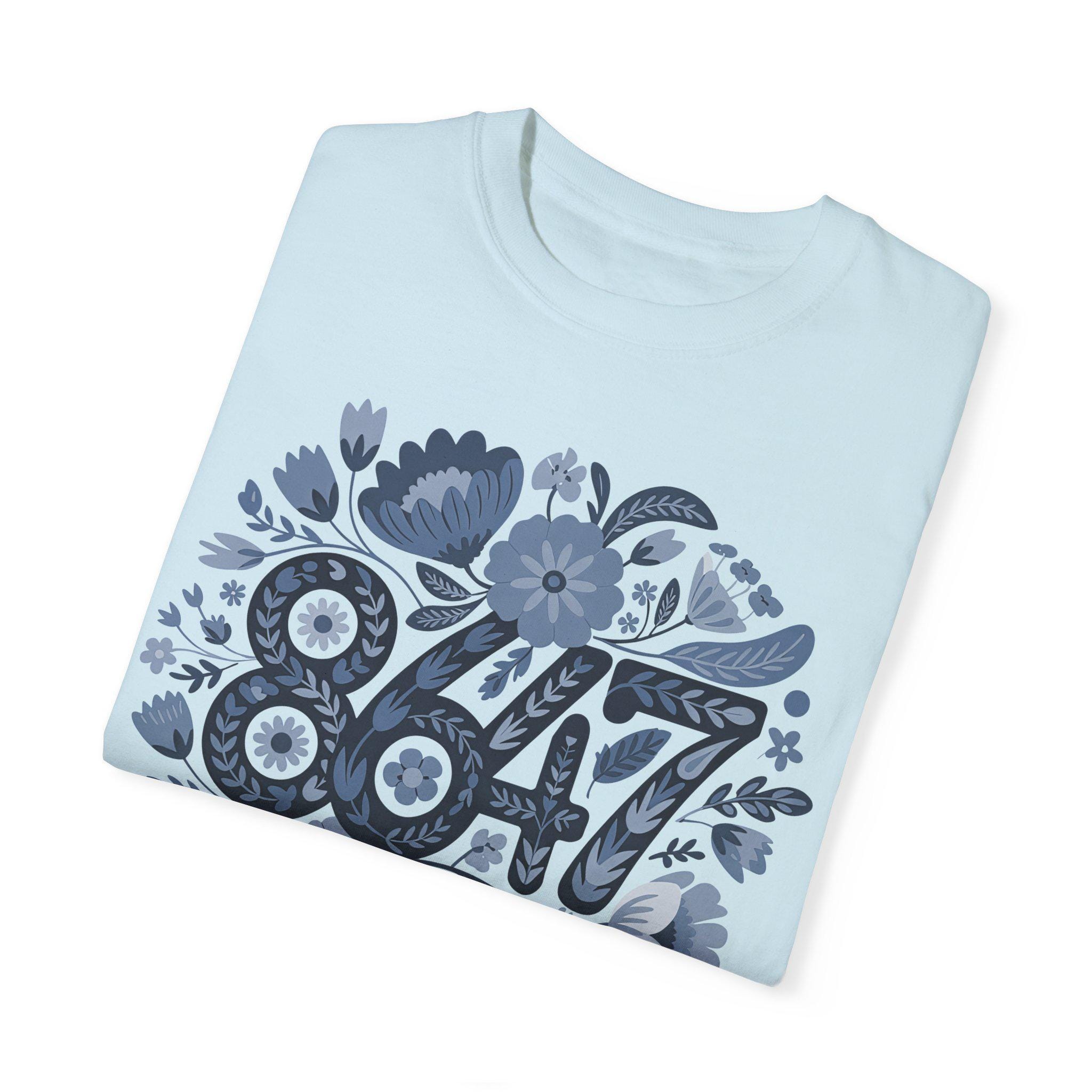 8647 Floral T-shirt Anti-trump Activist T-shirt, 8647 Cottagecore