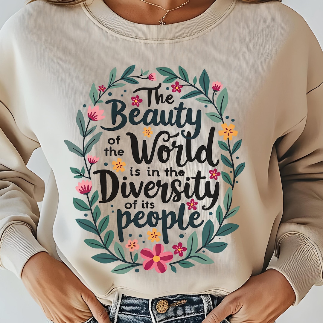 Embrace Diversity Inclusion Anti-Racism Culturally-Conscious Zip Hoodie main image 1