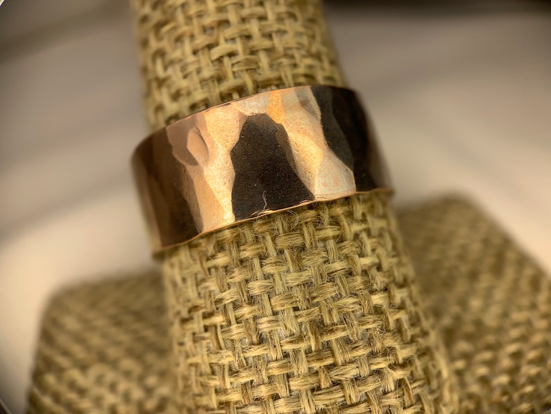 14K Gold filled Wide Stackable Ring Band