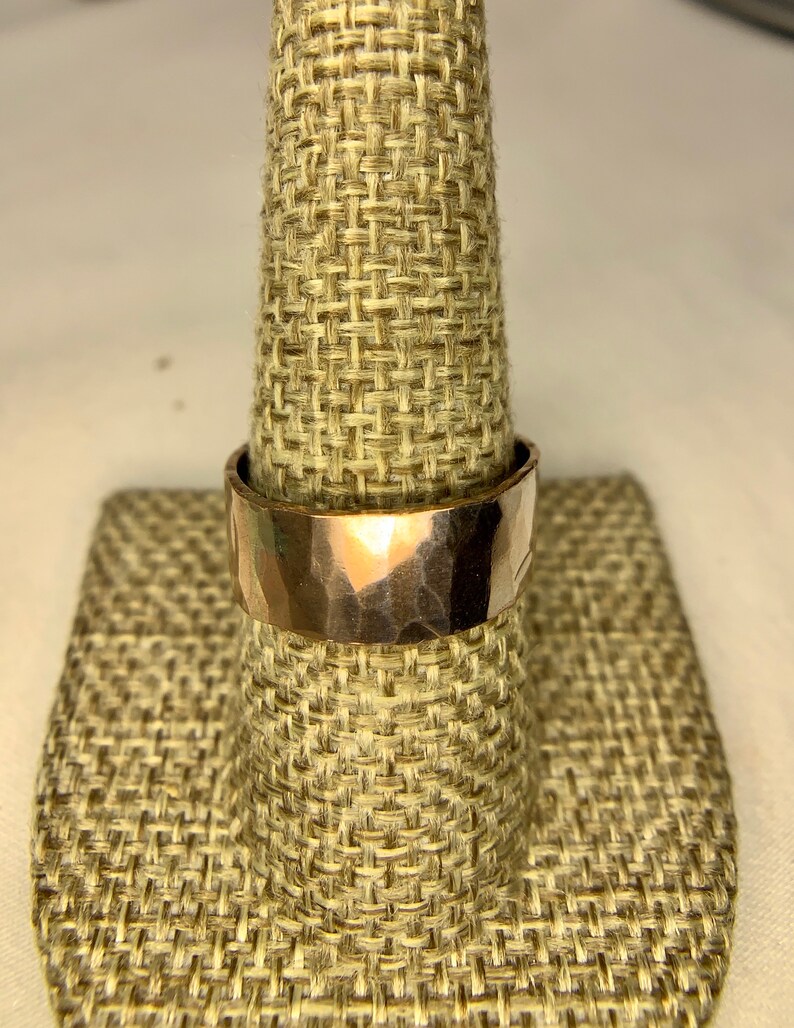 14K Gold filled Wide Stackable Ring Band