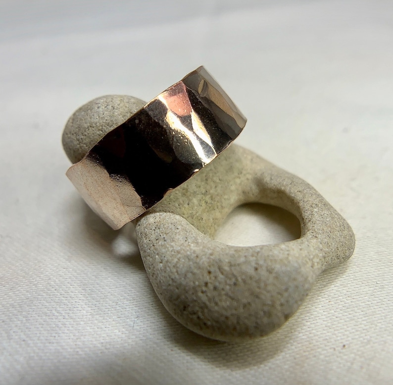 14K Gold filled Wide Stackable Ring Band