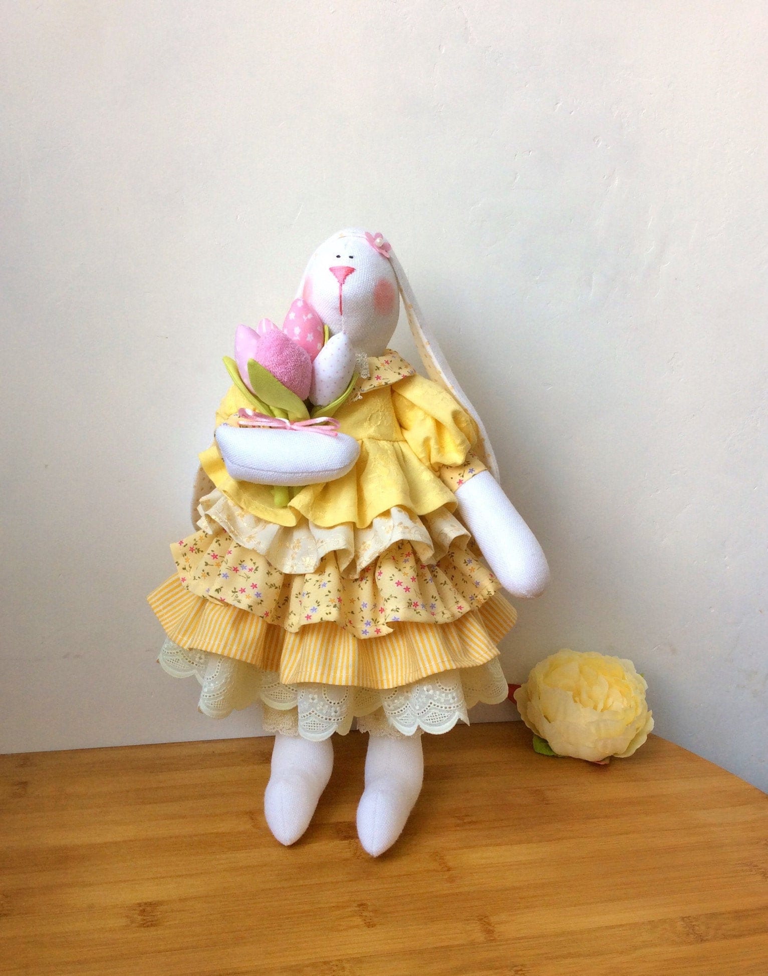 Easter Rabbit Plush Kids Toy Stuffed Bunny Spring Decor Animal Baby Girls Gift Easter Rabbit Plush Kids Toy Stuffed Bunny Spring Decor Animal Baby Girls Gift
