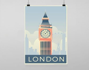 London England UK United Kingdom Travel Holiday - Travel Wall Art Decro Decor Poster Print Any size
