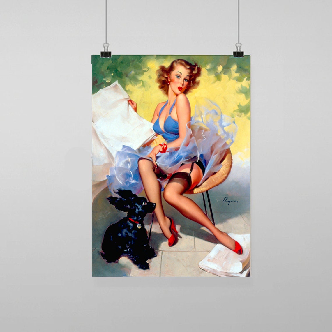 Gil elvgren print - Etsy 日本