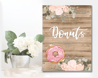 METAL SIGN Donut, Wedding donut Bar, Table Sign, Table plaque, Wedding Plaque , Signs, Wedding Signs, Donut board