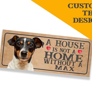 gepersonaliseerde custom met uw Dog Name Metal Sign Plaque