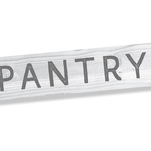 Pantry White Farmhouse Sign Enamel Metal TIN SIGN Wall Plaque