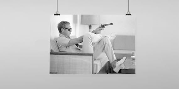 Steve McQueen Le Mans Vintage Giant CANVAS PRINT A0 A1 A2 A3 A4 Sizes