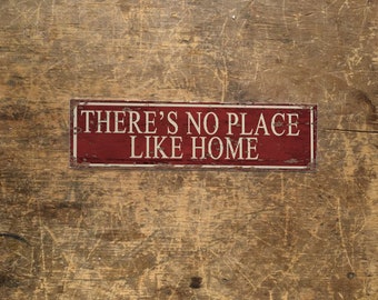 Wizard Of Oz No Pleace Like Home Door Sign Room Enamel Metal TIN SIGN Wall Plaque
