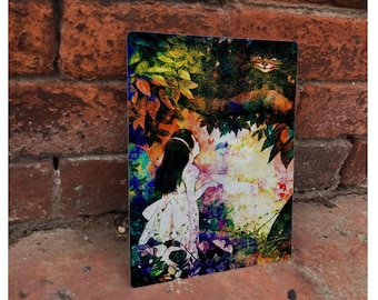 Alice In Wonderland cheshire cat Advertising Enamel Metal TIN SIGN Wall Plaque