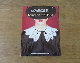 1983 Jaeger F113 Touches of Class crochet & knitting pattern booklet