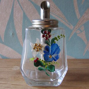 Vintage Austrian handpainted sugar pourer, added diamanté detail image 1