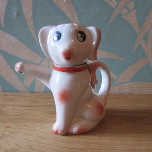 circa.. 1950s ceramic puppy/dog teapot, made in China image 1