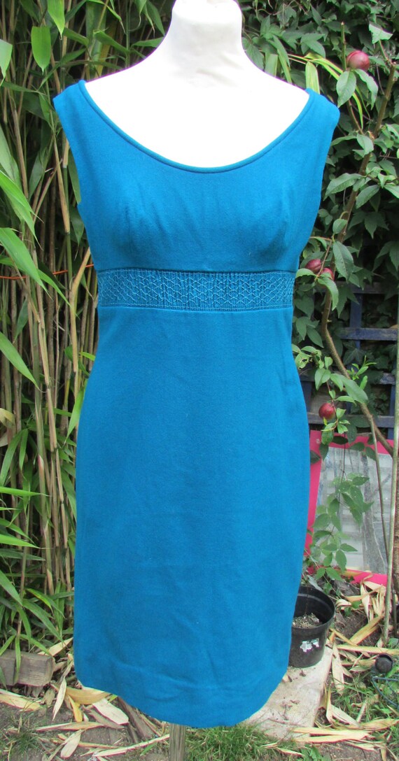 1960s Dollyrockers Designed by Sambo teal shift dr