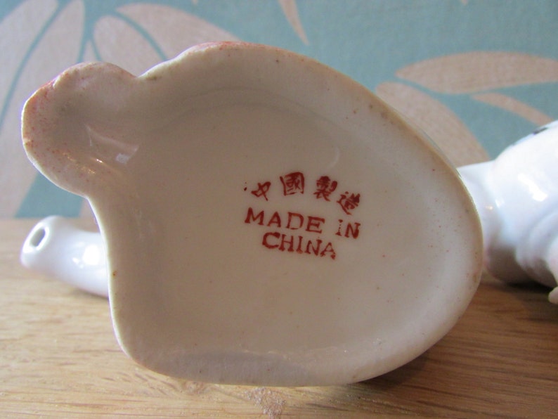 circa.. 1950s ceramic puppy/dog teapot, made in China image 4