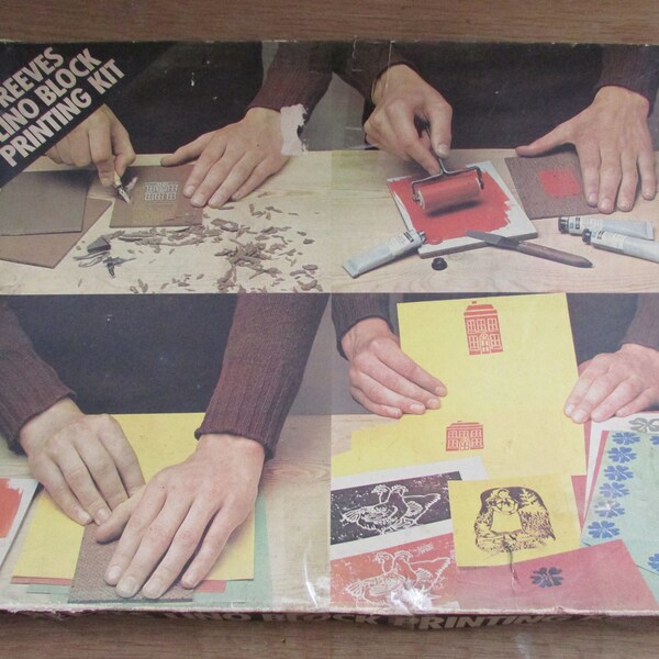 Lino Printing Kit Etsy UK