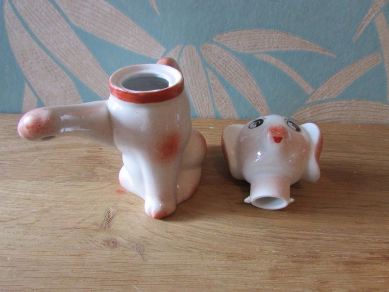 circa.. 1950s ceramic puppy/dog teapot, made in China image 3