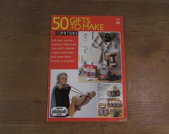 1980 Patons 233 knitting/crochet pattern booklet for 50 Gifts to Make