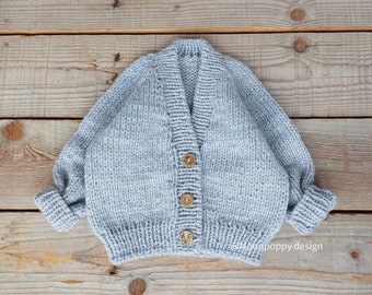 Classic V- neck Baby alpaca cardigan, Kids spring jacket, My first cardigan, Baby shower gift, Knit baby coming home clothes, Spring sweater