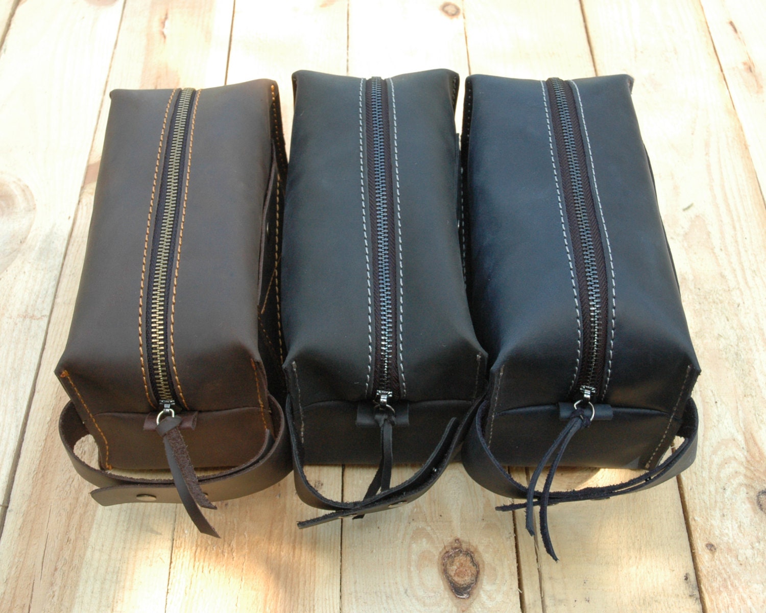 Men Dopp Kit Leather dopp kit Groomsmen gift Mens Toiletry Bag | Etsy