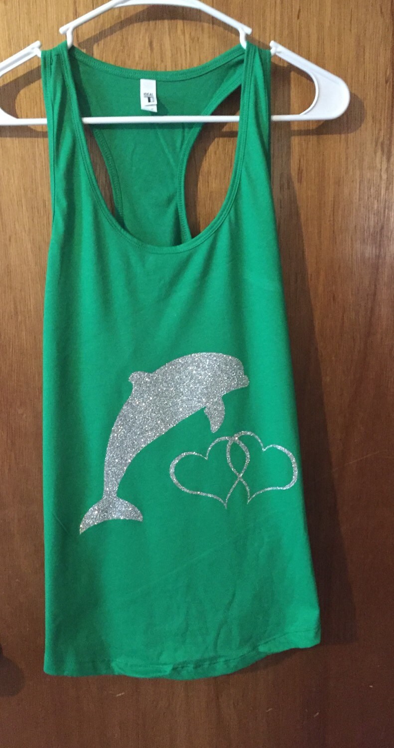 ON SALE Summer tank tops glitter tank top anchor tank top